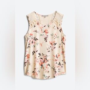 DANIEL RAINN Waicy Lace Crochet Detail Knit Top